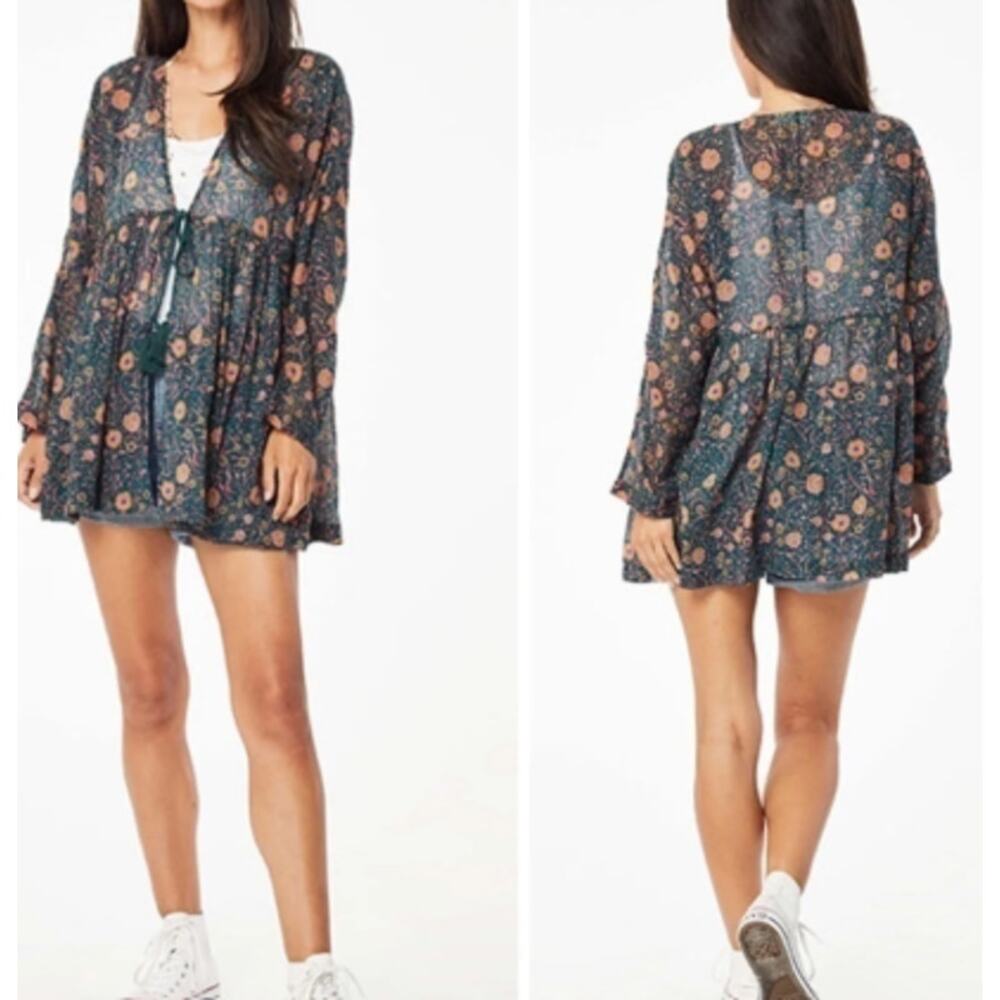 Roller Rabbit Sobral Yael Cover Up In Green Size Small